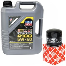 Kit olio motore 5W-40 5 litri