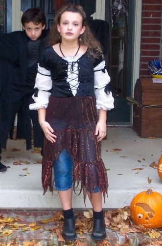 Costume pirata rosa zingara - costume,