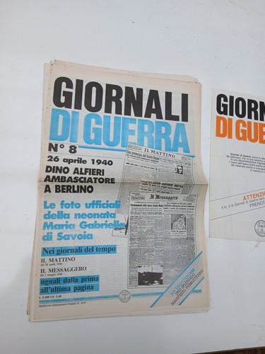 Giornali guerra ristampa n - giornali,