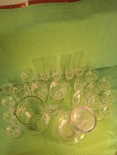 Elegante servizio di bicchieri