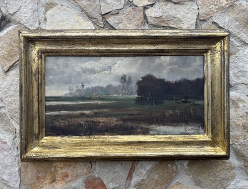 Quadro antico paesaggio - quadro, -paesaggio-