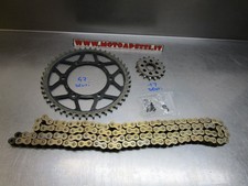 TRASMISSIONE CORONA 47 PIGNONE 17 CATENA DID 530 VX YAMAHA R1 2009-2014 BIG BANG