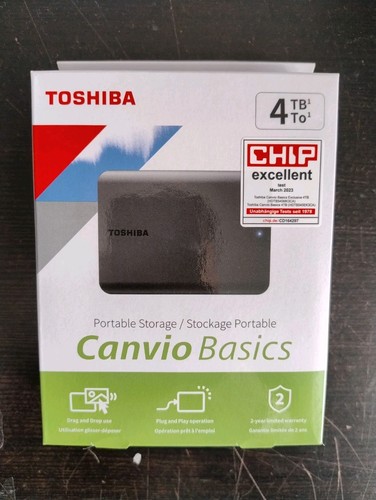 Toshiba canvio basics 4tb - basics,