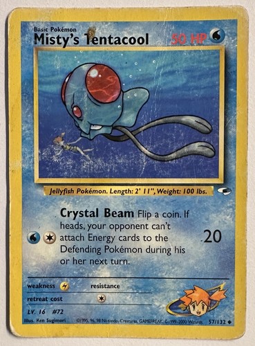 Carta pokemon misty - pokemon, misty's
