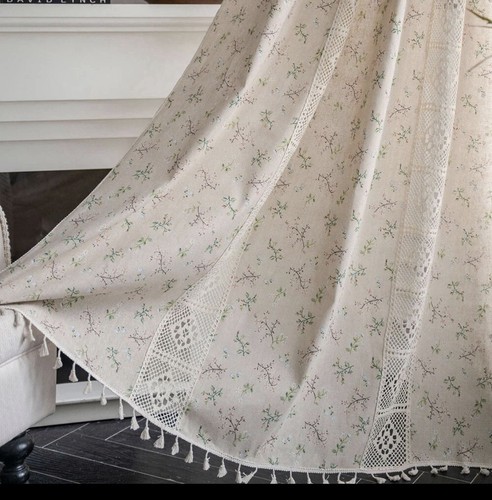 Tenda lino uncinetto floreale - uncinetto,