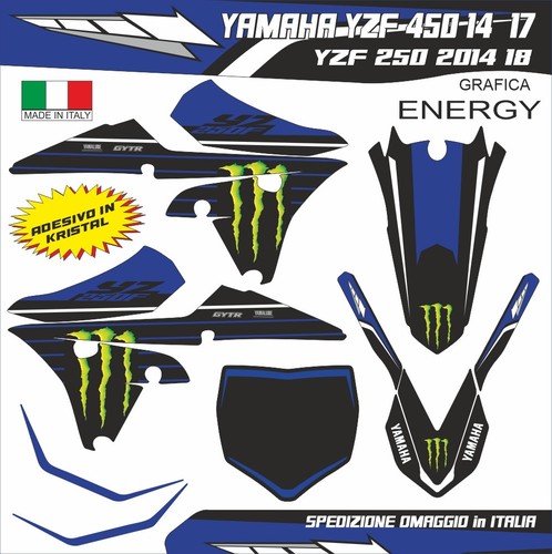 Adesivi grafica yamaha yzf - adesivi,