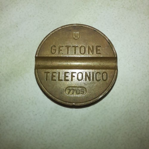 Gettone telefonico esm 7705 - gettone,