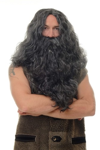 Parrucca barba carnevale - parrucca,