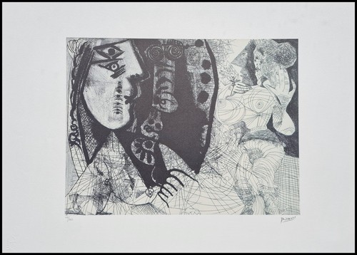 Pablo picasso woman and - woman,