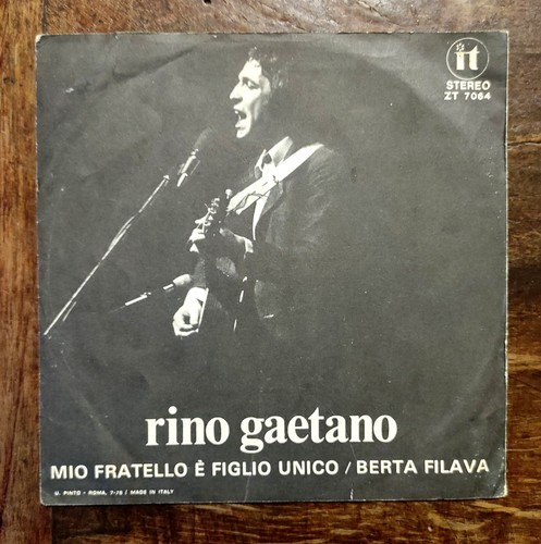 Vinile rino gaetano berta - 45,