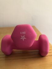 2 pesi palestra 1Kg Ginnastica Rosa