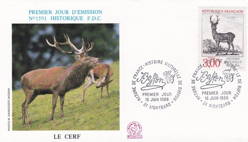 Francia 1988 fdc natura - francia,