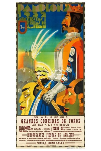 Fête 1932 pamplona corridas - 1932,