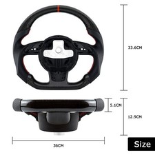 Echtes Carbonfaser-Lenkrad