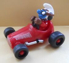 SUPERPUFFI SMURFS da BARBAPUFFO 40255 PUFFO AUTO SMURF RACE CAR RED  no box