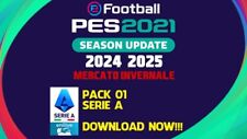 Patch PES 2021 - SEASON UPDATE 2024-25 - PACK 01 SERIE A
