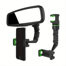 Supporto Universale per Cellulare da Auto con Attacco al Retrovisore Universale