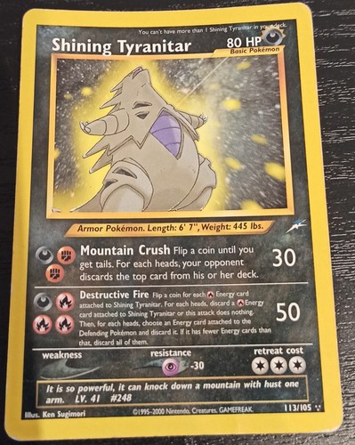 Pokémon shining tyranitar - pokémon,