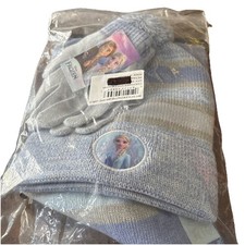 Disney Frozen ELSA Set Ragazze Tempo Freddo-Cappello Berretto-Guanti-Sciarpa-Età 4-8