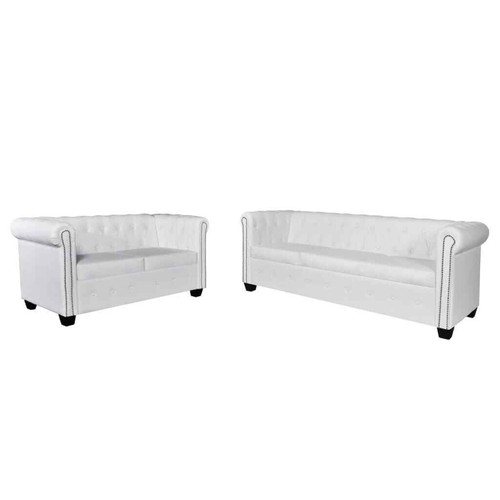 Vidaxl divani chesterfield 2 - chesterfield,