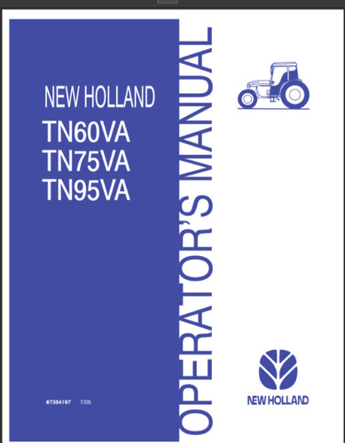 New holland tn60va - tn60va,, tn75va