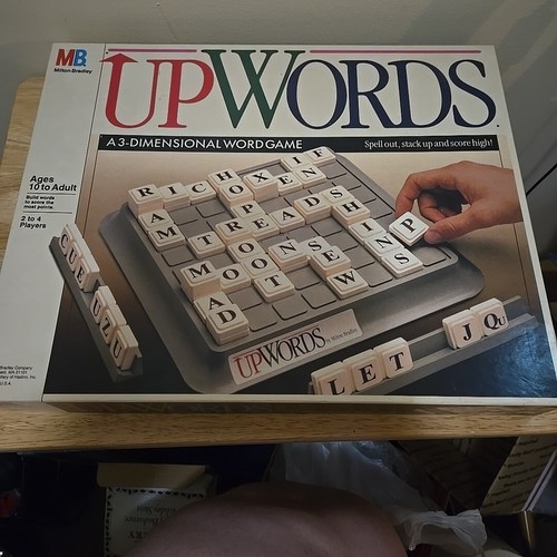 Upwords gioco parole stack - 3d,