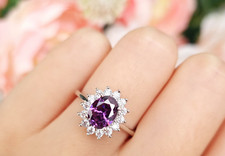 Anello in argento 925 aureola