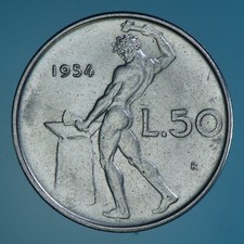 Repubblica italiana lire - repubblica, 50