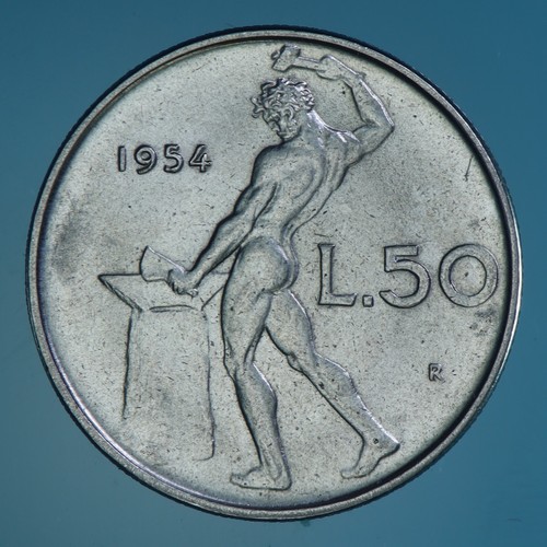 Repubblica italiana lire - italiana, 50