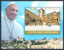 Vaticano 2015, Viaggi di Papa Francesco in Terra Santa Gerusalemme, foglio n. 86 