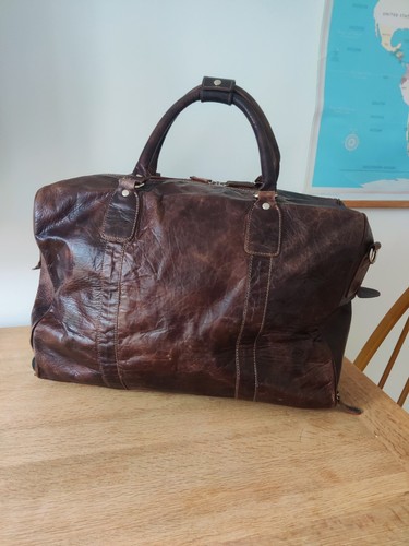 Old angler italy brown leather - old,