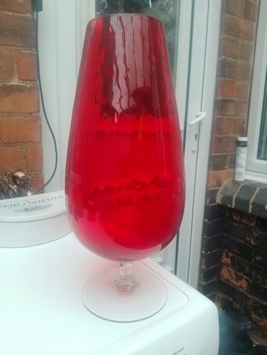 Vaso vetro vintage - vetro, retrò