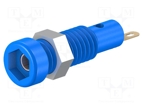 Connettore 3mm blu - connettore,