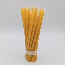 Candela con cera d'api 6mm alta 22cm 8/9grammi pacchetto candele cera d'api