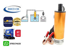 Pompa Travaso Elettrica sommersa aspira Carburante ACQUA OLIO 12V AUTO BARCA mot