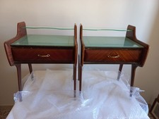 Coppia Di Comodini Design Italiano Vittorio Dassi Anni 50'