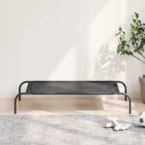 Cuccia per cani rialzata nera - per,