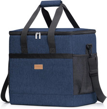 Borsa Frigo 40L, Borse Termica Morbida per Surgelati, Grande Borsetta Termiche P