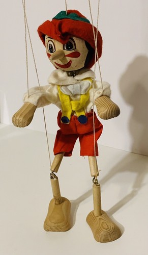 Marionetta vintage pinocchio - marionetta,