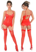 Guepiere con perizoma tanga e