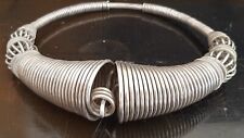 Antica- Collana-girocollo-argento-silver torque- Indian-Gujarat-Kutch