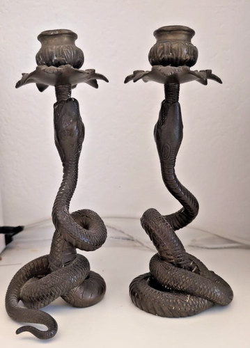 Coppia antichi candelabri - di,