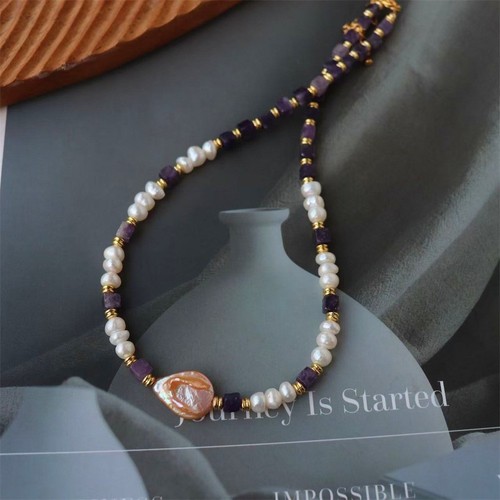 Collana vintage fatta mano - fatta,