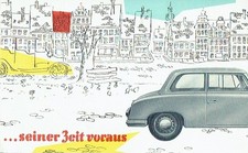 VEB Automobilwerk Zwickau P 70 seiner Zeit voraus Prospekt PKW Trabant DDR 1956