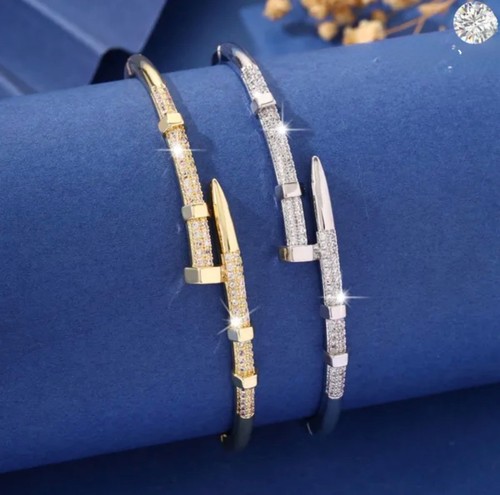 Bracciale chiodo moissanite
