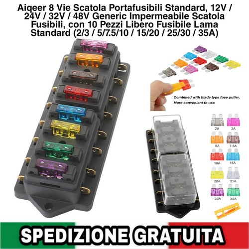 Scatola porta fusibili - scatola,