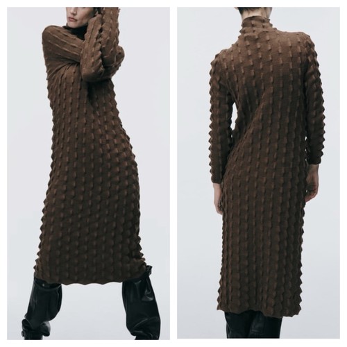 Abito zara maglia 3d - zara, in