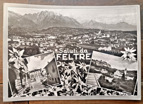 Cartolina feltre vedutine - cartolina, di