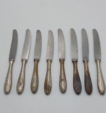 Alpacca Set n.8 coltelli posate vintage misure 22cm