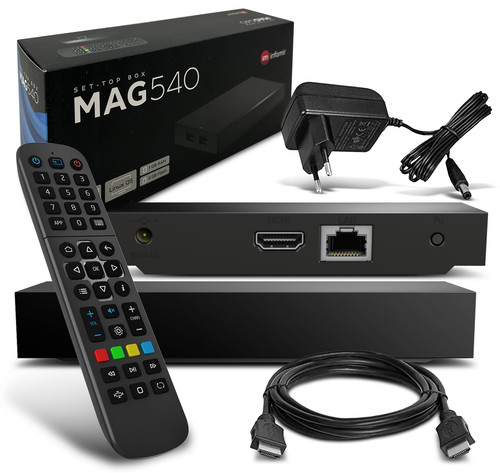 Mag 540 iptv set top - set,